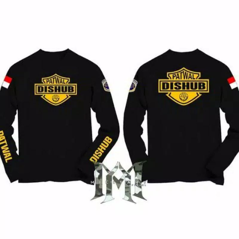 Kaos baju DISHUB tangan panjang