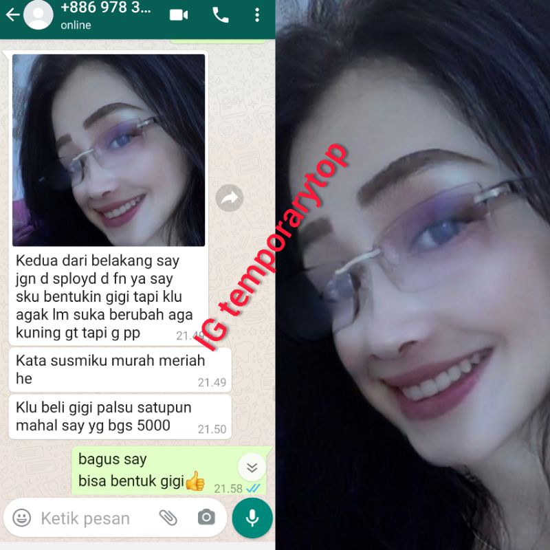 penambahan gigi ompong