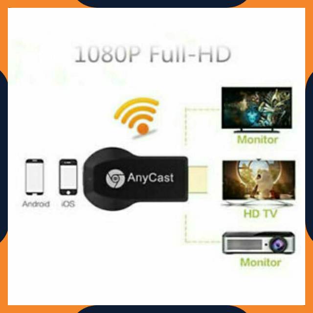 [COD] ANYCASH DONGEL SCREEN MIRRORING WIRELESS ANYCAST DONGLE WIFI + ADAPTER SAMBUNGAN HDTV / ALAT PENGHUBUNG HP KE TV LED PROYEKTOR