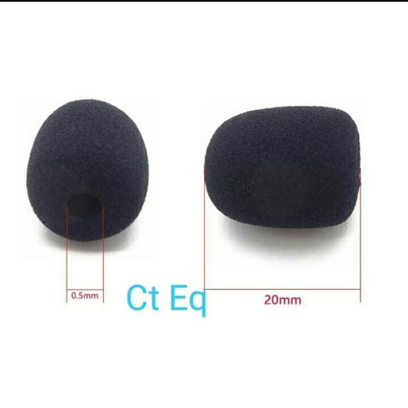 Busa lavalier busa mic Windshield kecil.. spon microphone kecil