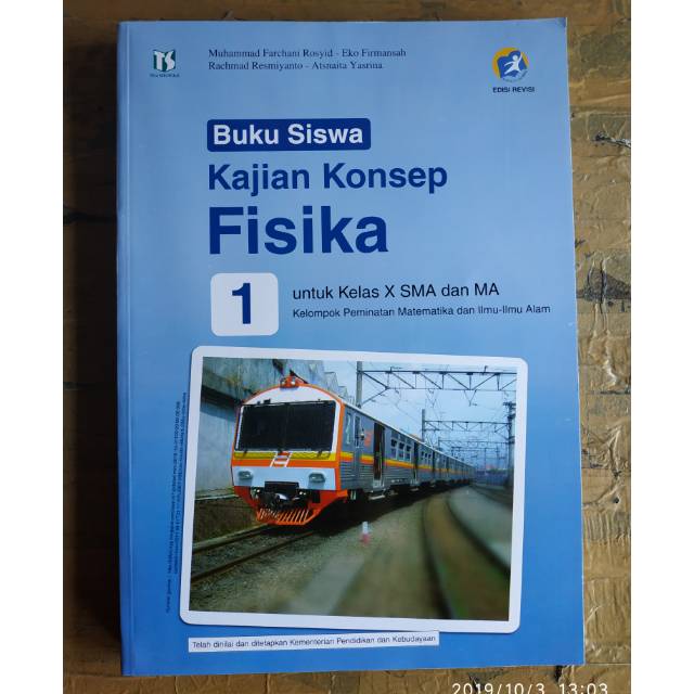 Fisika Sma Kelas X 10 Kurikulum 2013 Revisi Tiga Serangkai Shopee Indonesia
