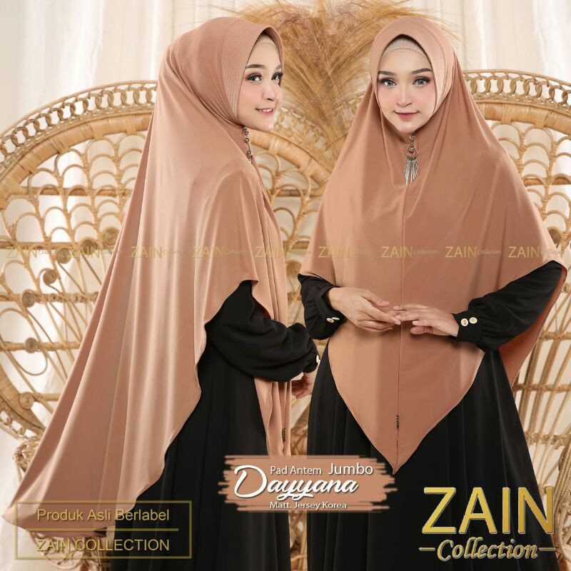 jilbab khimar dayyana jumbo original zain | JA-moca