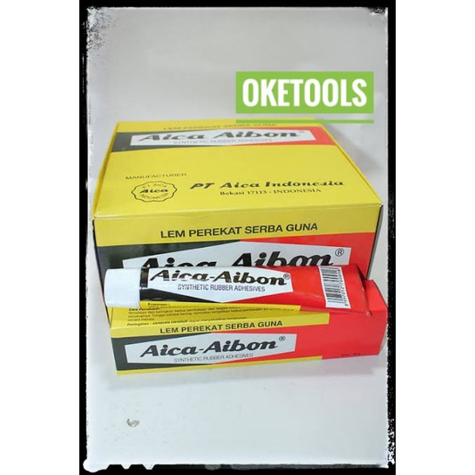 

Lem Aica Aibon Perekat Serbaguna 40gr Synthetic Rubber Adhesives Tube 40gr