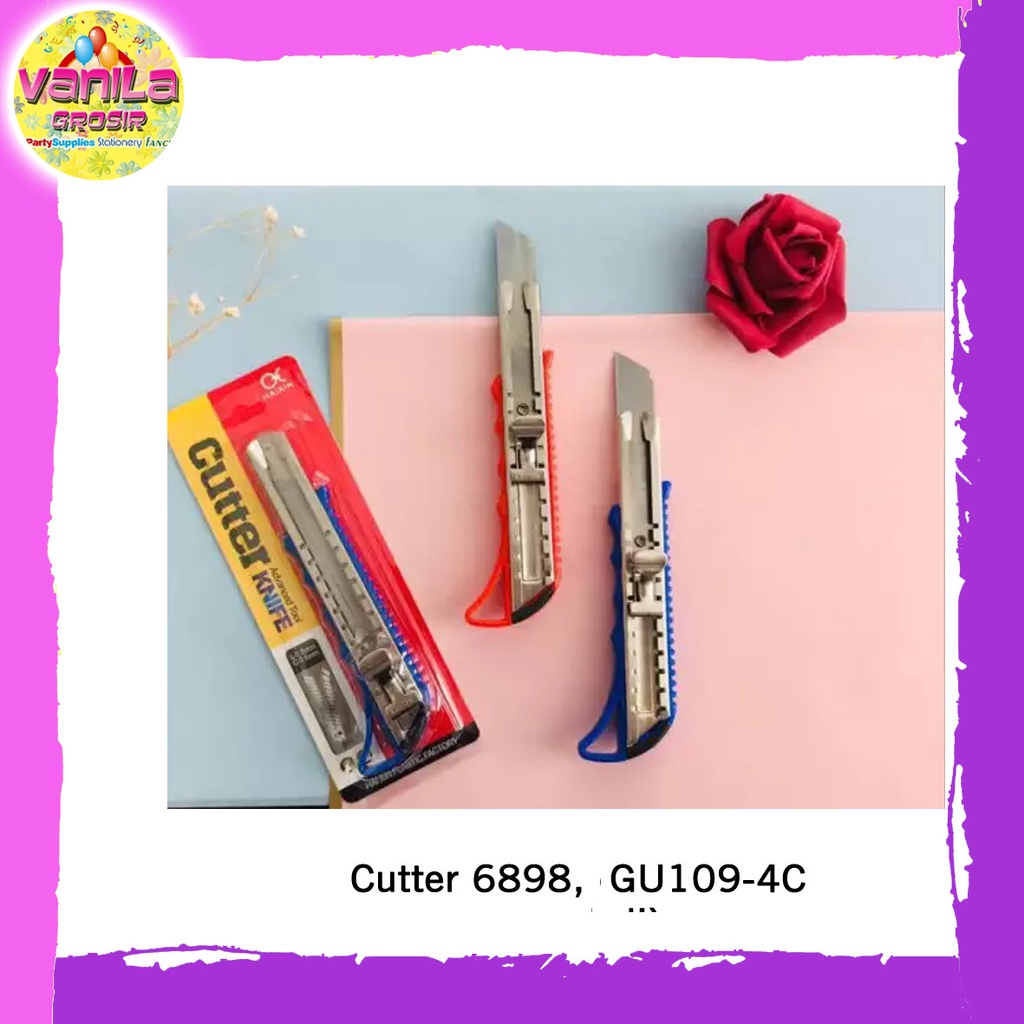 

(1Pcs) Cutter Warna, Cutter Besar, Pisau Cutter Besar