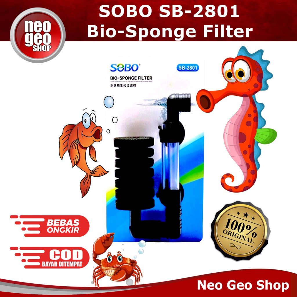 Sobo SB 2801 Bio chemical Sponge Filter Foam Biofoam Aquarium SB2801