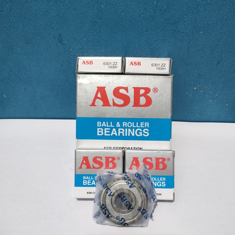 Bearing Kelahar Bering Laher Lahar Bearing 6301 6301zz Merk ASB Kelahar Bearing 6301 Harga Satuan / Per 10pcs