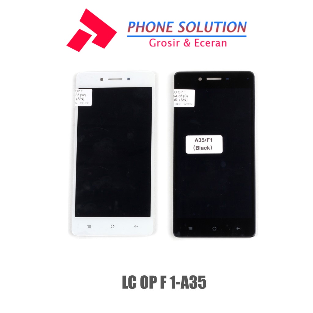 LCD Oppo F1  Oppo A35 F1F Fullset Touchscreen - Parts Kompatibel Dengan Produk Oppo // Supplier LCD Oppo F1 - Garansi 1 Bulan