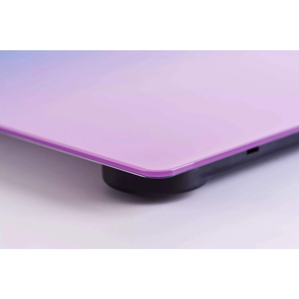 Timbangan badan Usb - Baterai Digital Smart Scale - Timbangan badan digital gradien ungu USB dengan LED Display