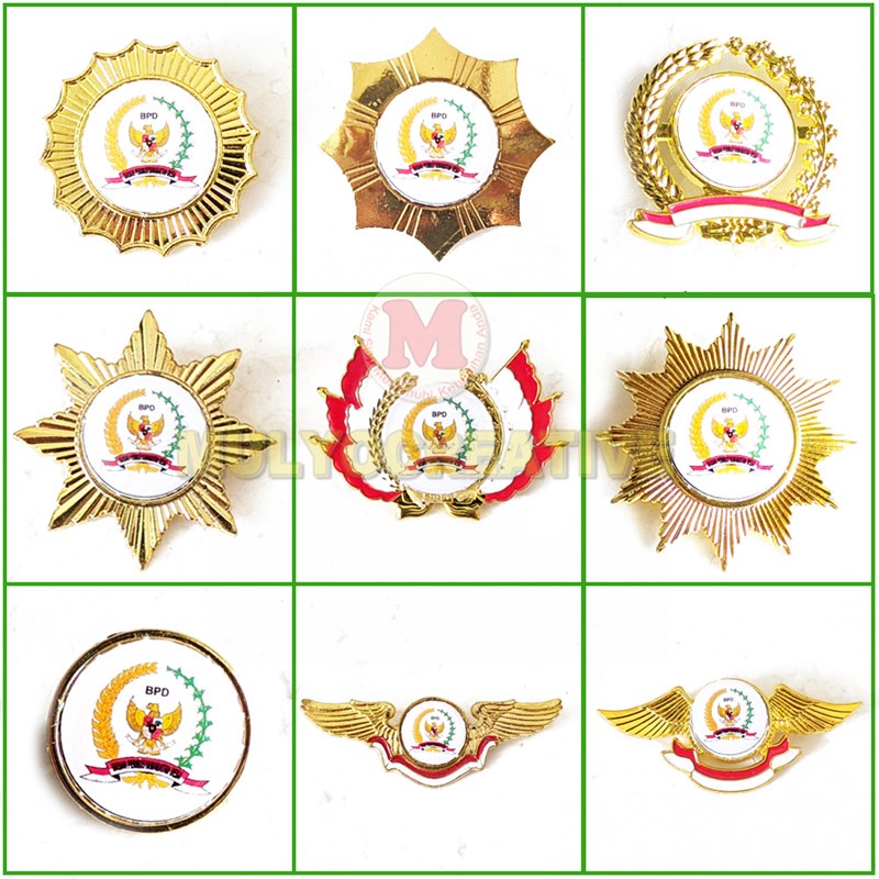 Pin Logo BPD - Bros Emblem BPD Atribut Kerja Logo BPD Logo Baru