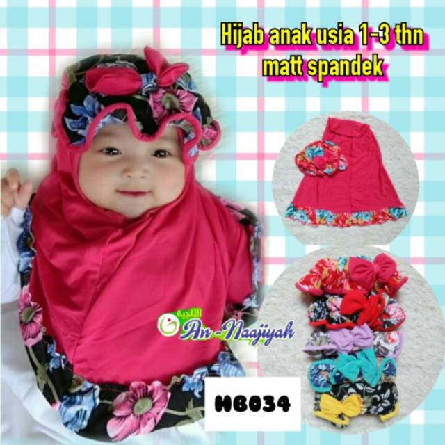Grosir hijab baby / hijab anak / jilbab baby / jilbab anak lucu