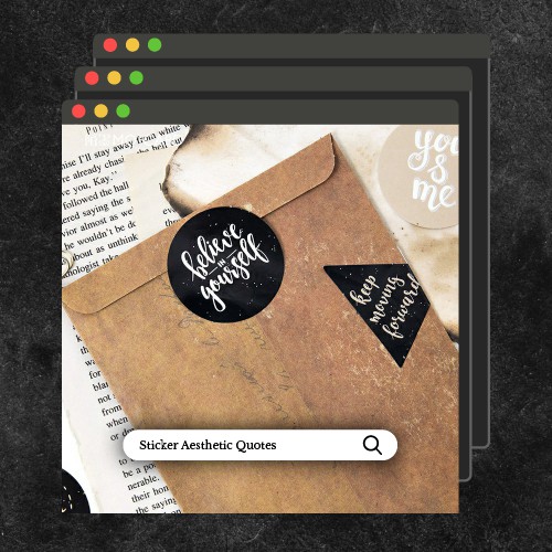 

Sticker Vintage/Minimalist Aesthetic