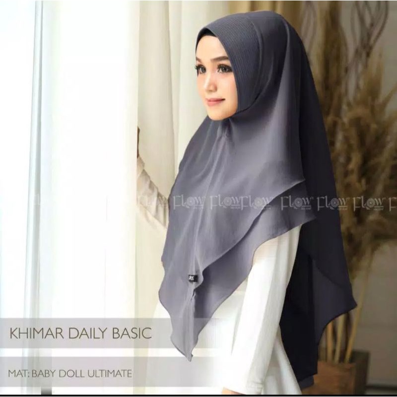 khimar daily basic ori flow-Abu tua