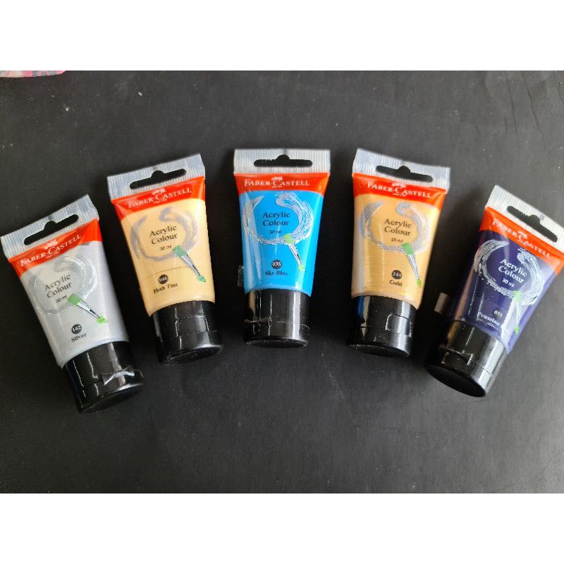 

cat acrylic faber castrell colour warna flesh tint 30 ml