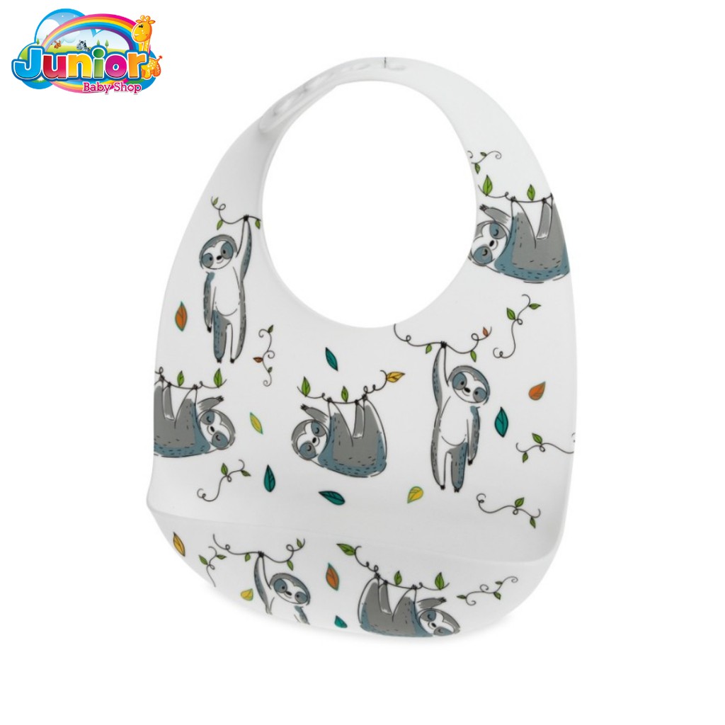 Nuby Silicone BIb Print