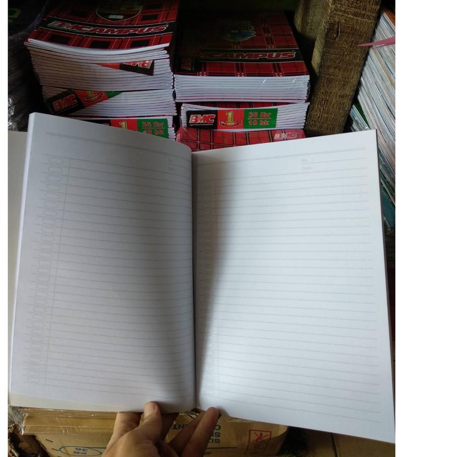 

Terbaik! Buku Tulis BMC / BMB 36 Lembar grosir/ 1 pak / 10 buku ..
