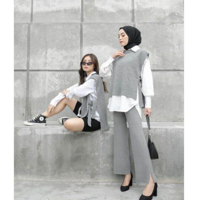 SETELAN ONE SET ROMPI + ROK SPAN 40 - 65 KG