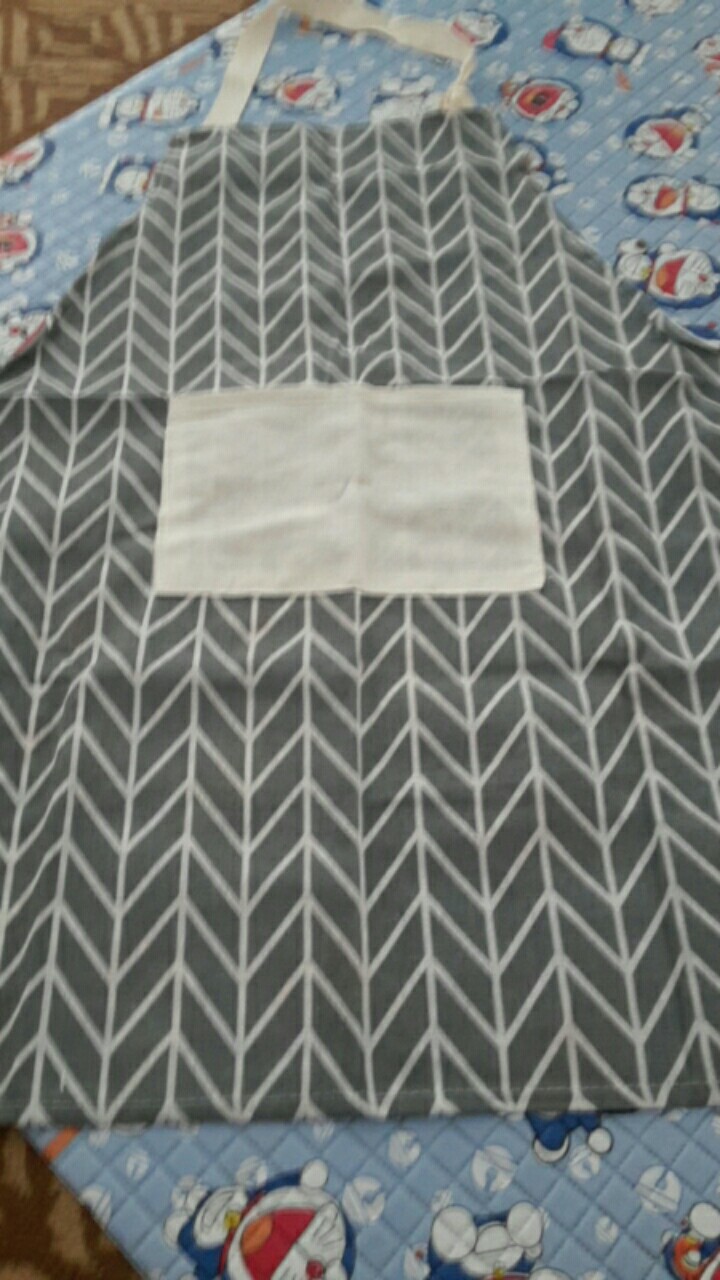 Plazashop♨ Cod Cd240 Apron Kain Motif Korea / Celemek Masak Kain / Celemek Masak Bahan Katun Cotton