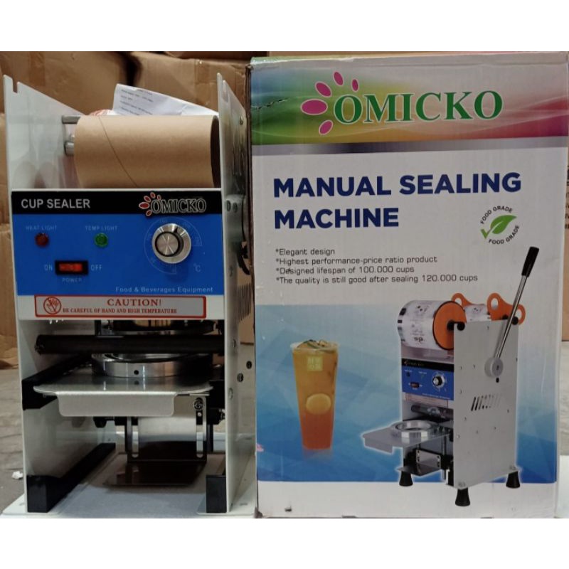 Sealer Cup Omicko / Mesin Press Minuman Aqua Teh Poci