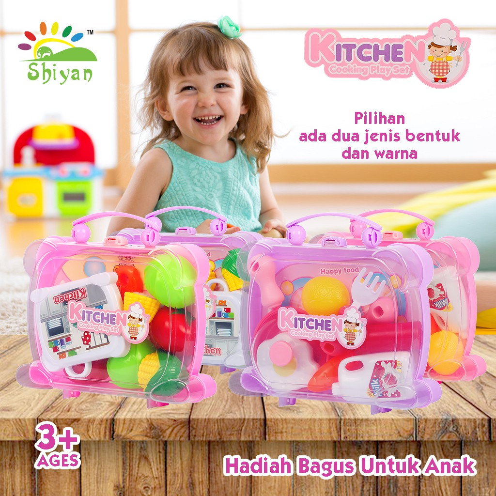  Shiyan set mainan  masak masakan dapur  mainan  anak kid 