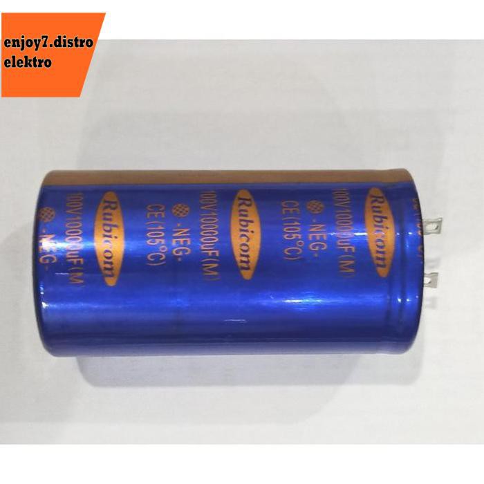 Elco 10000Uf 100V Kapasitor Bank Elco Rubicom Capasitor Bishele88