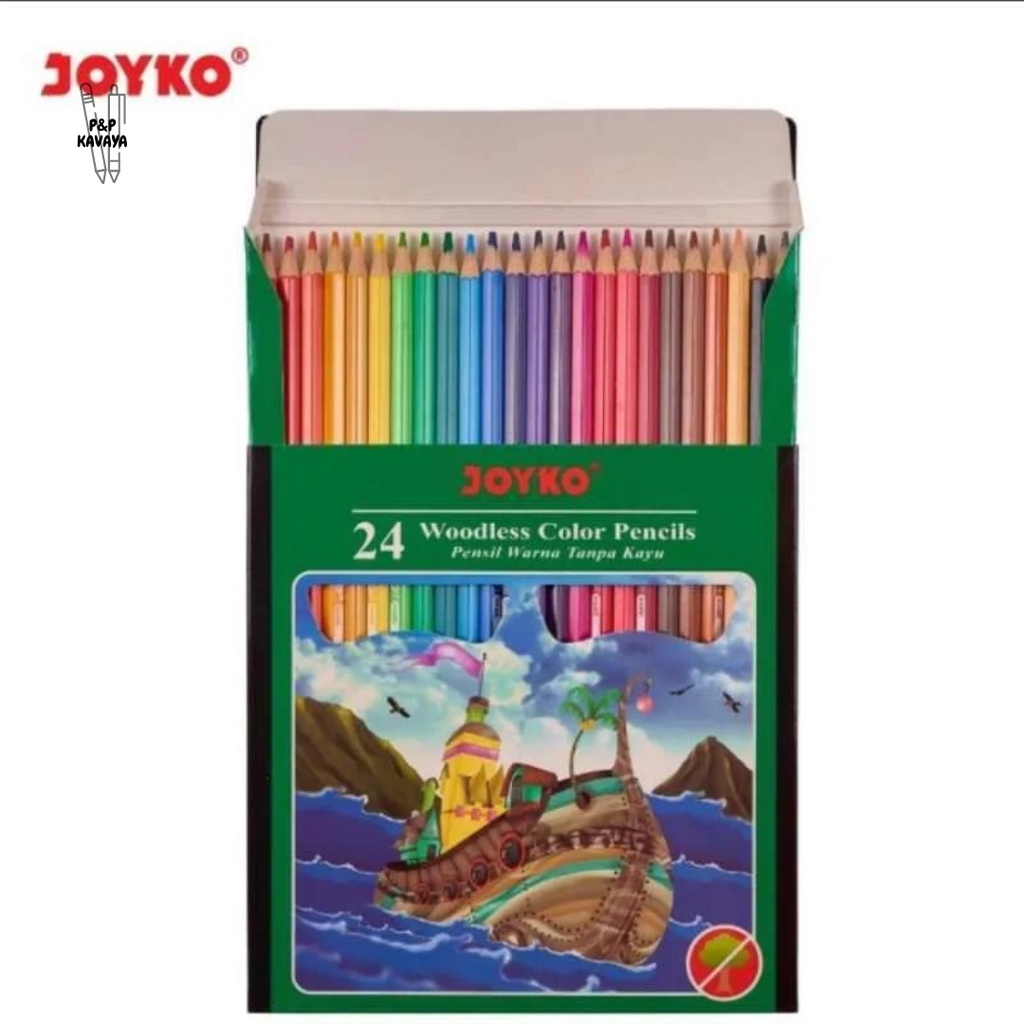 

Pensil 24 Warna Ukuran Panjang CP-104 Joyko perset