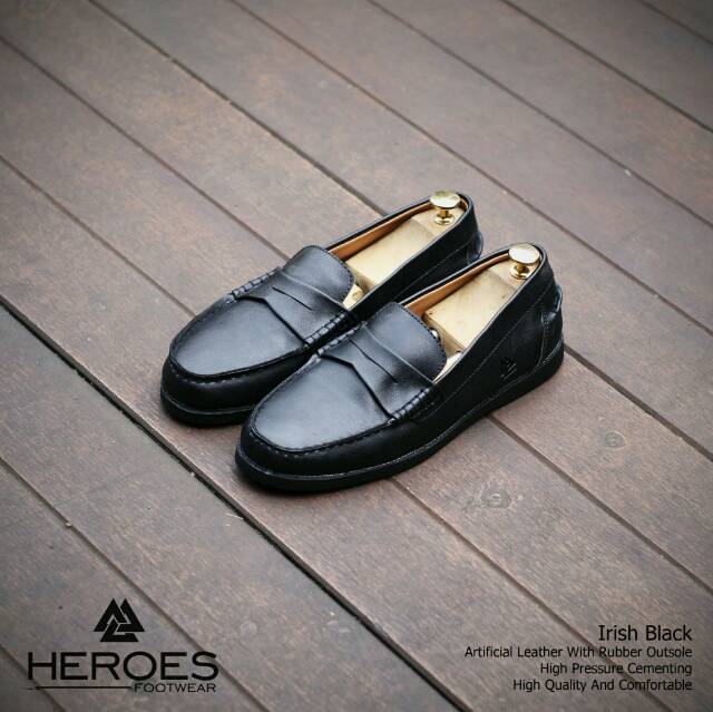 SEPATU SANTAI KULIT HEROES IRISH ORIGINAL