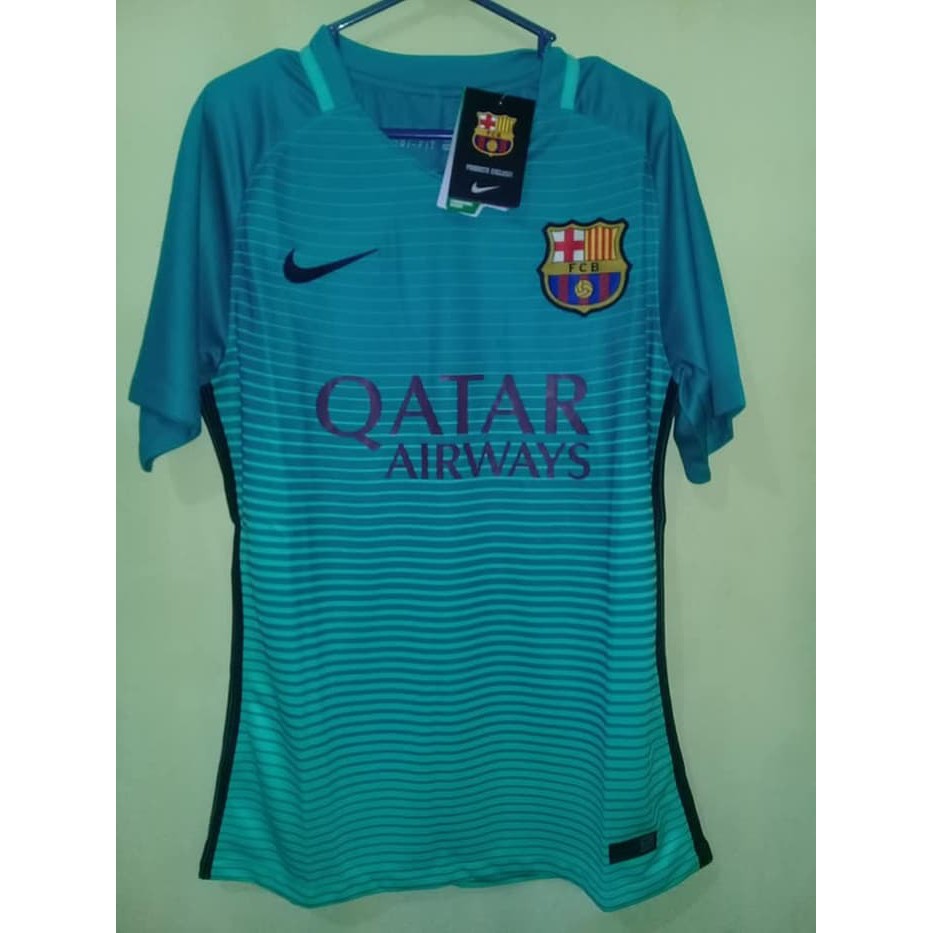 promo juara  Jersey Barcelona 3rd 2016/2017 - Hijau, S