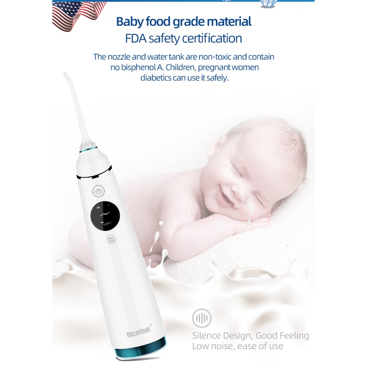 Nicefeel FC2660 Oral Irigator Water Flosser Semprotan Gigi