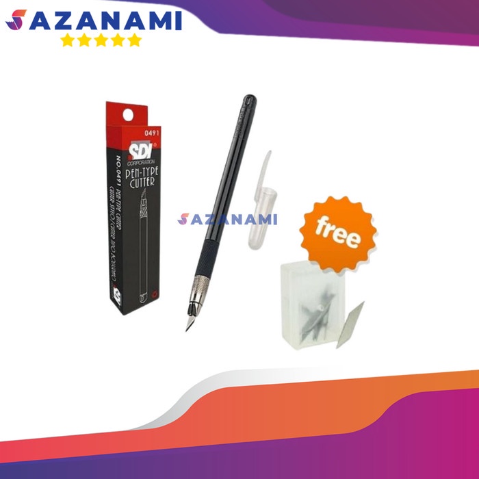 

Diskon Sdi Knife Pen Cutter Art Knife High Grade Metal Knife Sdi 0491 Trendi