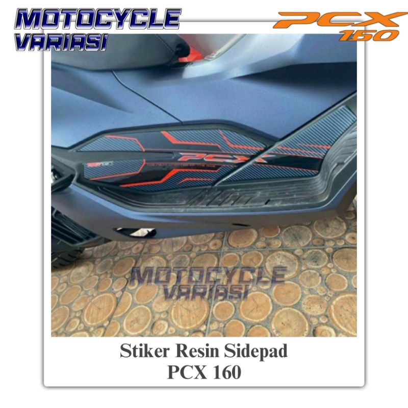 Stiker PCX 160 Stiker Sidepad PCX 160 Resin Premium