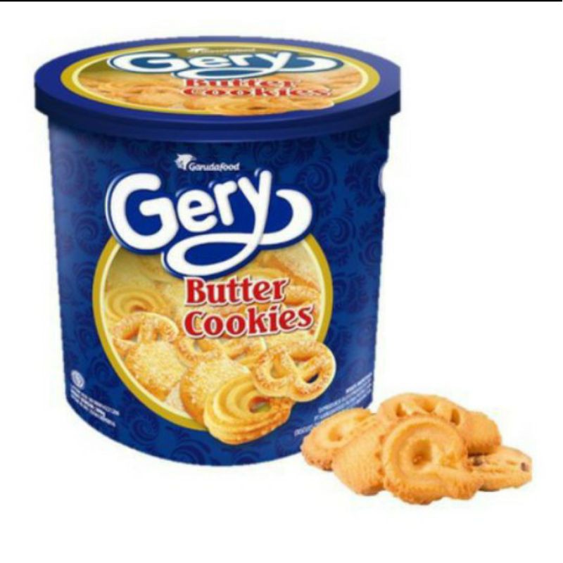 Gery Butter Cookies kaleng 300g