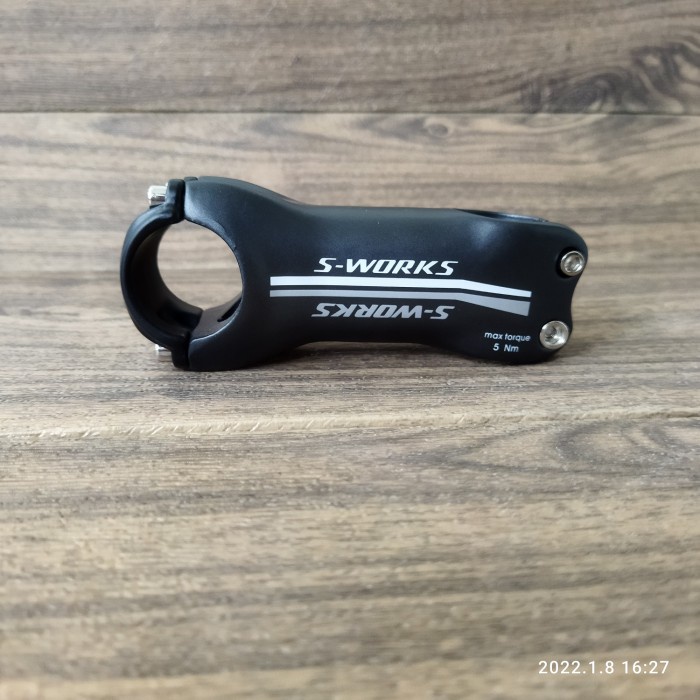 Stem S-Works Specialized Carbon 90 mm 6 Derajat - RB MTB Sworks Putih