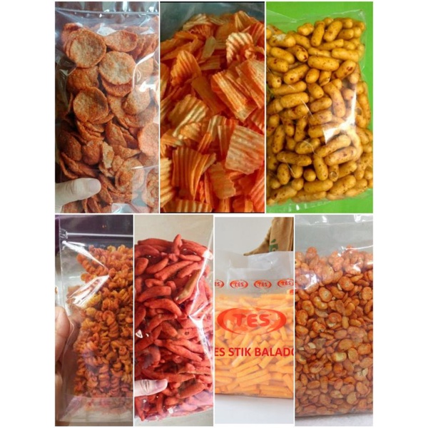

Camilan Snack kiloan serba 125gr