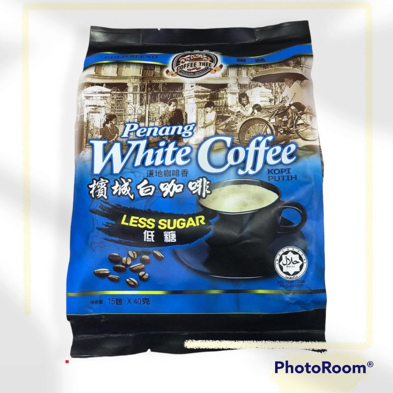 

(coffee tree) penang white coffe less sugar malaysia