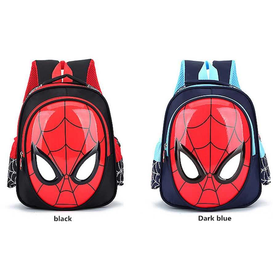 Tas Sekolah Anak Laki Laki / Tas Ransel Anak Spiderman Karakter TK SD