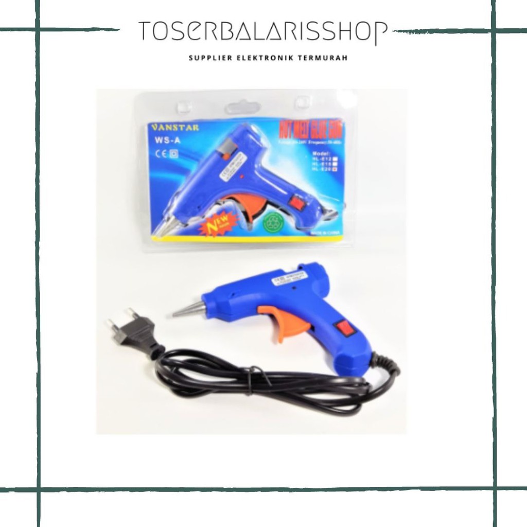 ALAT LEM TEMBAK ON OFF / GLUE GUN ADA TOMBOL ON OFF / ALAT LEM TEMBAK ON OFF KECIL / ALAT LEM TEMBAK