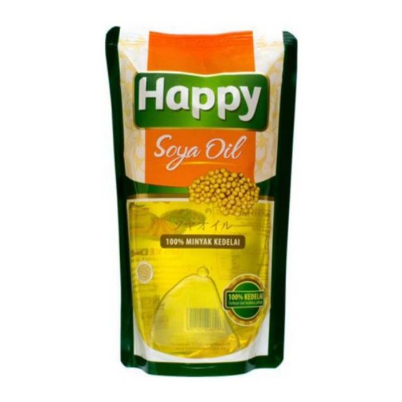 

Happy Soya Oil Minyak Kedelai 1L liter