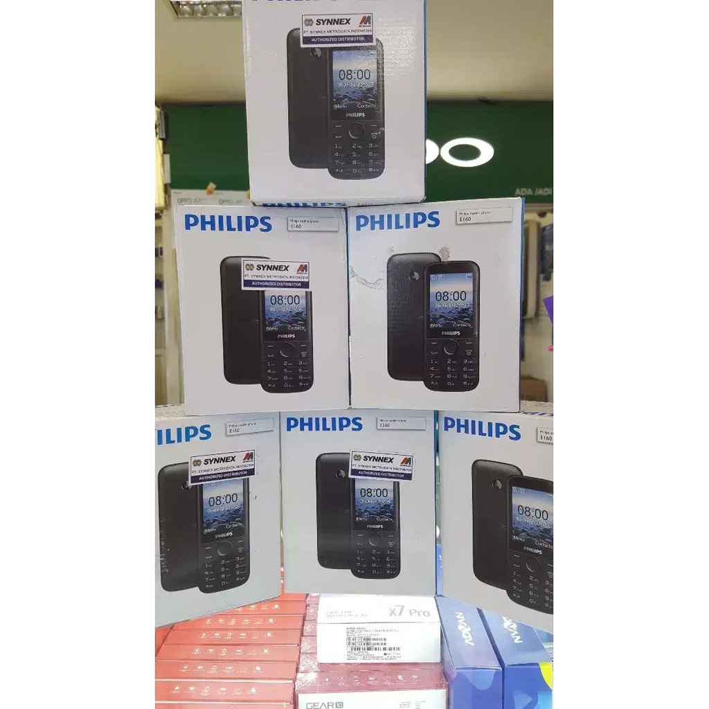 PHILIPS E160 DUAL SIM - FM Radio - Hp Murah Dengan Baterai Terkuat