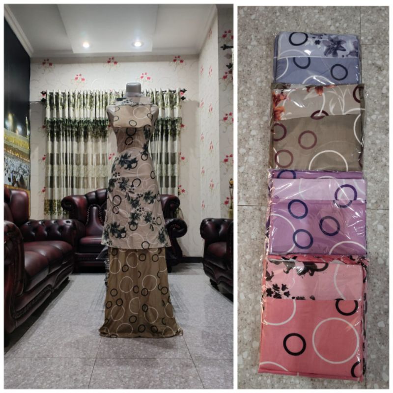 MUKENA BALI BAHAN RAYON ADEM MOTIF BUNGA NEW