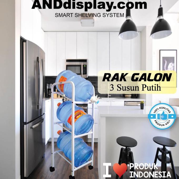 Jual Rak Galon Susun Rak Galon Air Rak Dispenser Air Rak Galon Besi Putih Indonesia