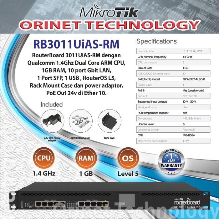 Mikrotik Rb3011Uias-Rm