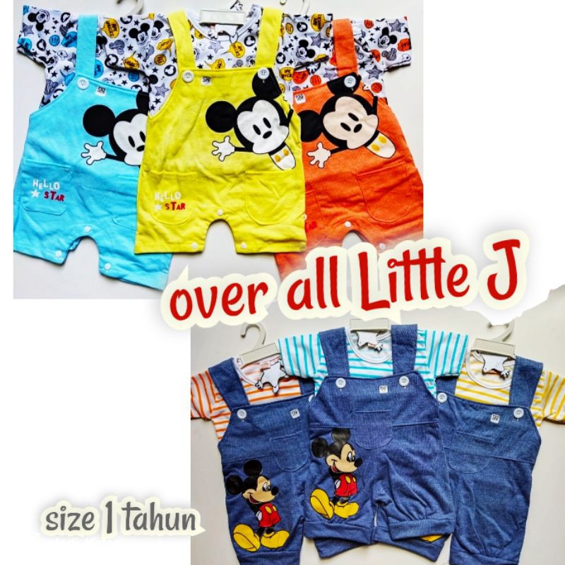 LITTLE J Overall  Baju Kodokan Anak Bayi Mulai 10 Bln