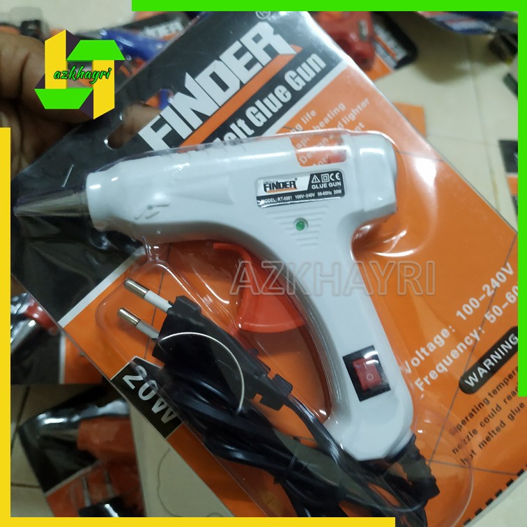 Glue Gun Gluegun 20 Watt / Alat Lem Tembak 20Watt Finder Eagle