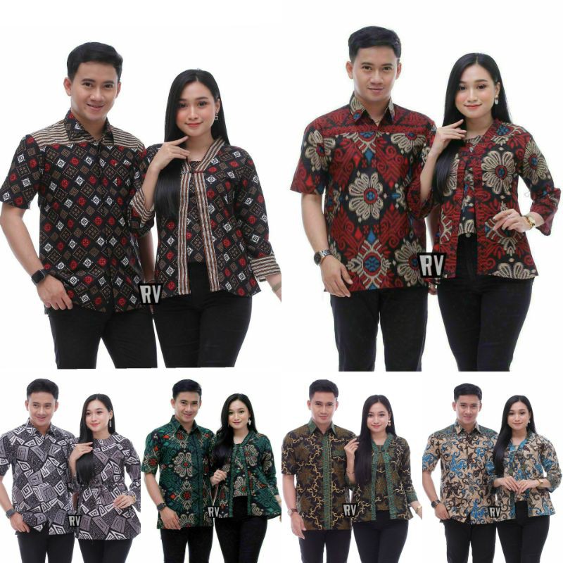 Seragaman Batik Kerja Pria dan Wanita • Atasan Batik Kerja • Blouse Batik • Kemeja Batik Pria.