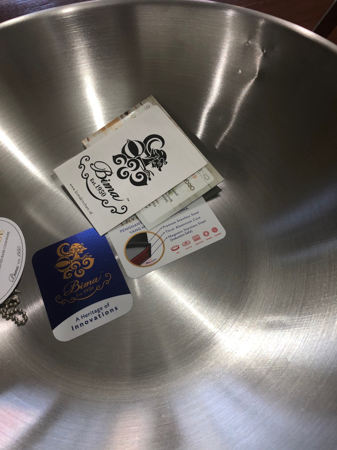 Bima Wok 32 Cm Heritance Classic / Wajan Stainless