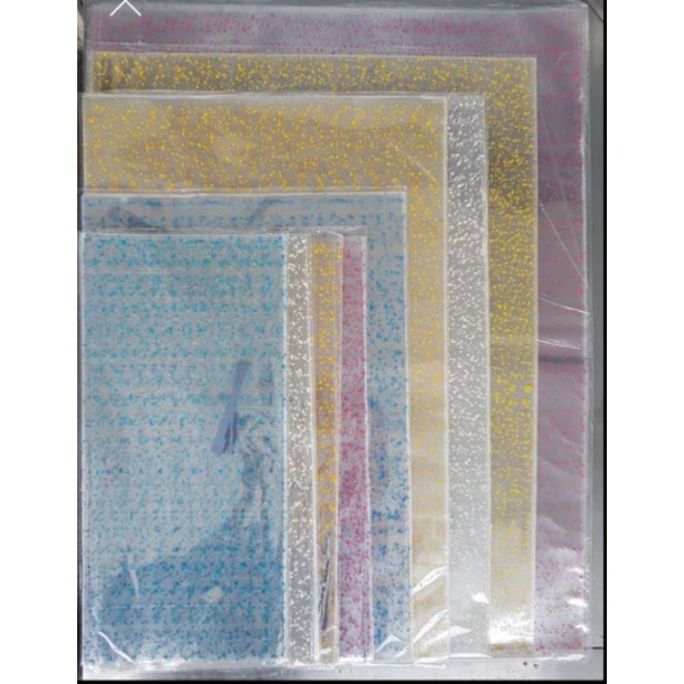 

kantong plastik opp+pita+kawat