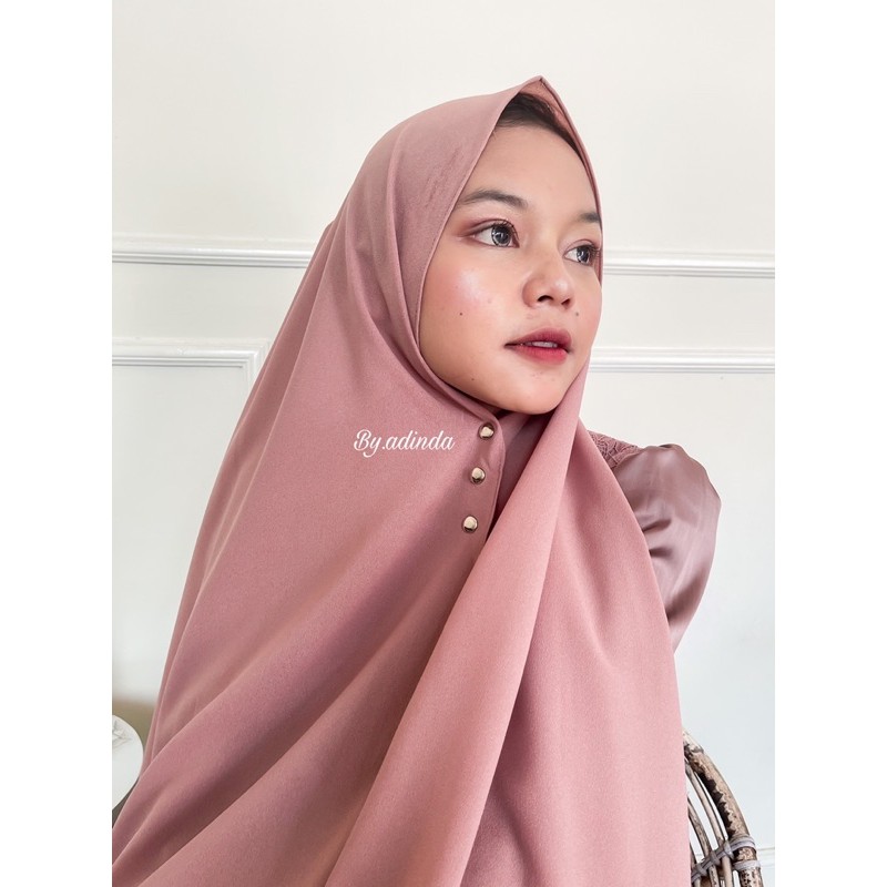 Pashmina Kancing instant Shawl Button Pasmina Hijab italiano instan diamond