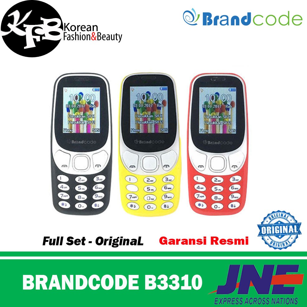 HP murah BRANDCODE B3310 - GARANSI - ORIGINAL