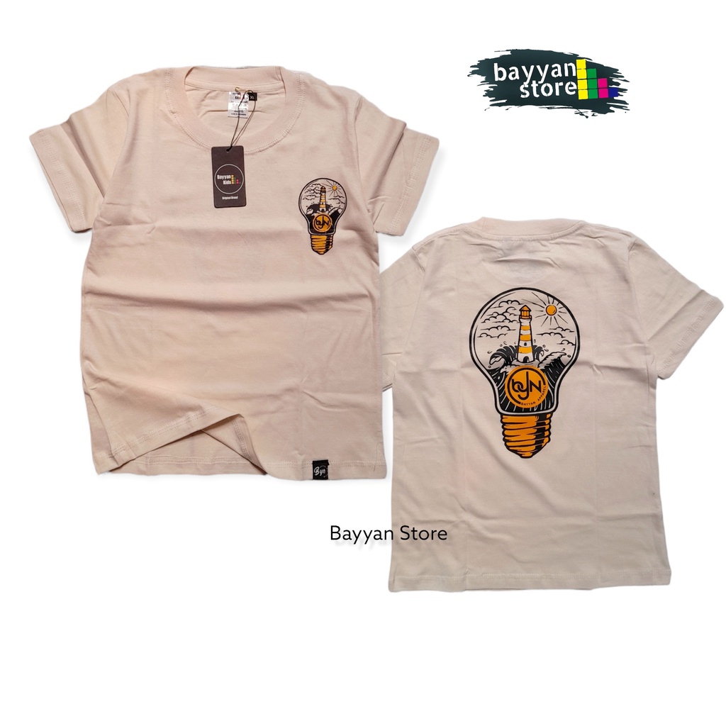 Bayyan Kaos Distro Anak Laki Laki Umur 1-12 Tahun Bahan Soft