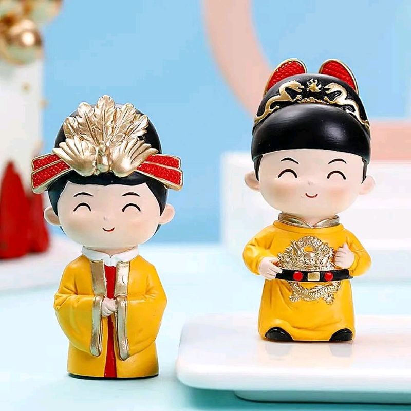 boneka couple/boneka wedding/boneka Shuang xi/pajangan couple/pajangan Shuang xi/pajangan wedding